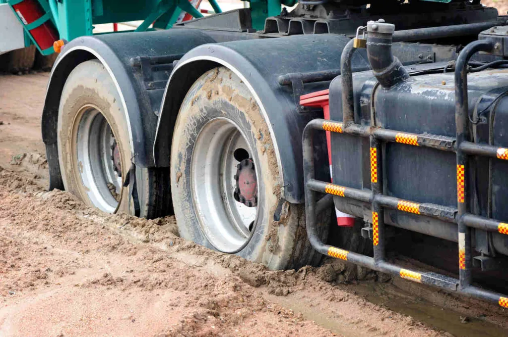 Tractor-Trailor & Tire Blowouts Accident