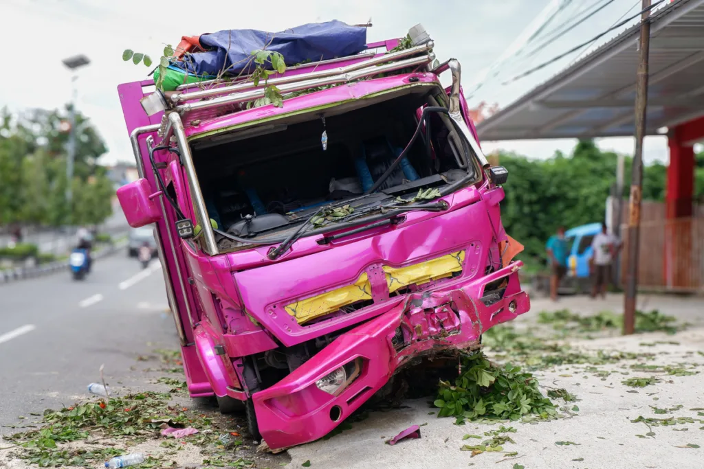 truck accident incident where the brakes failed